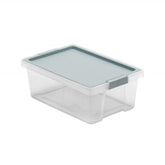 Storage box with blue lid